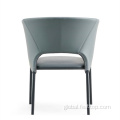 China Hot Sales Office Chair Iron Legs Soft Leather Manufactory